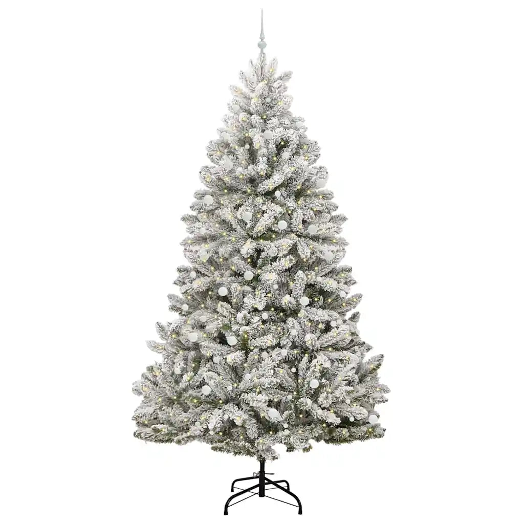 Albero di Natale artificiale con 300 LED Verde e Bianco 300 cm 3395787