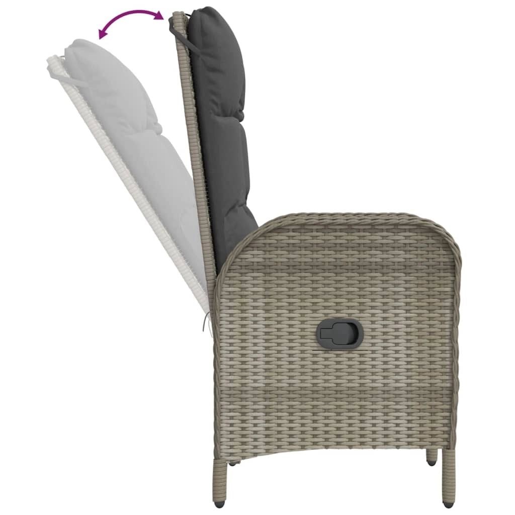 Set da pranzo da giardino in rattan nero e grigio da 7 pezzi con cuscini 02_0014903