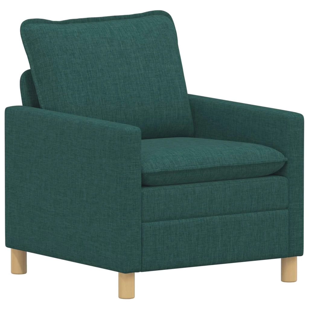 Set di divani 2 pz Verde Scuro Tessuto 3417063