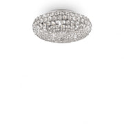 Lampada Da Soffitto King Pl5 Cromo Ideal-Lux