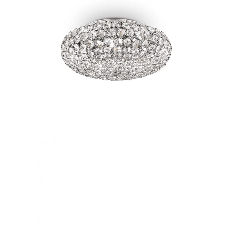 Lampada Da Soffitto King Pl5 Cromo Ideal-Lux