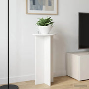 Supporto per piante 2 pcs Bianco Lucido 40 x 40 x 80 cm 899703