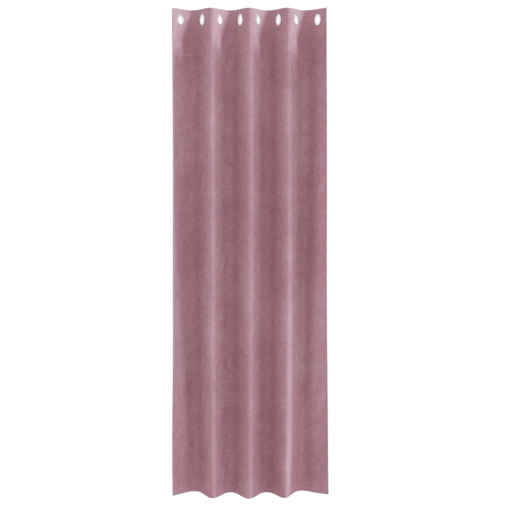 Tende Oscuranti | Tende Blackout 2 pz Rosa scuro 140 x 225 cm Velluto