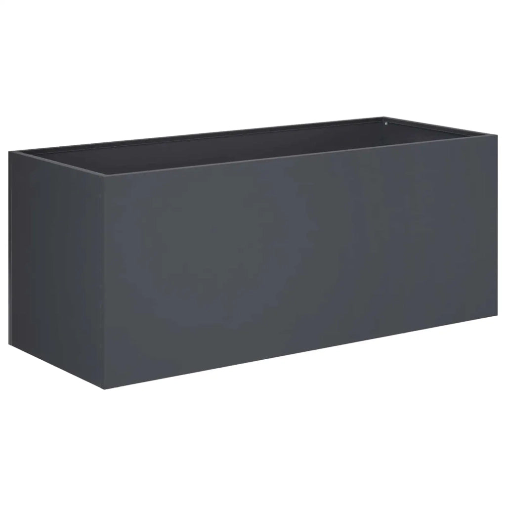 Vaso da giardino Antracite 80 x 40 x 40 cm 8005236