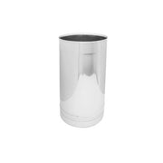 CANNA FUMARIA IN ACCIAIO 316L - ELEMENTO LINEARE DA MT. 0.50- Diam.  80- DK- pezzi 1