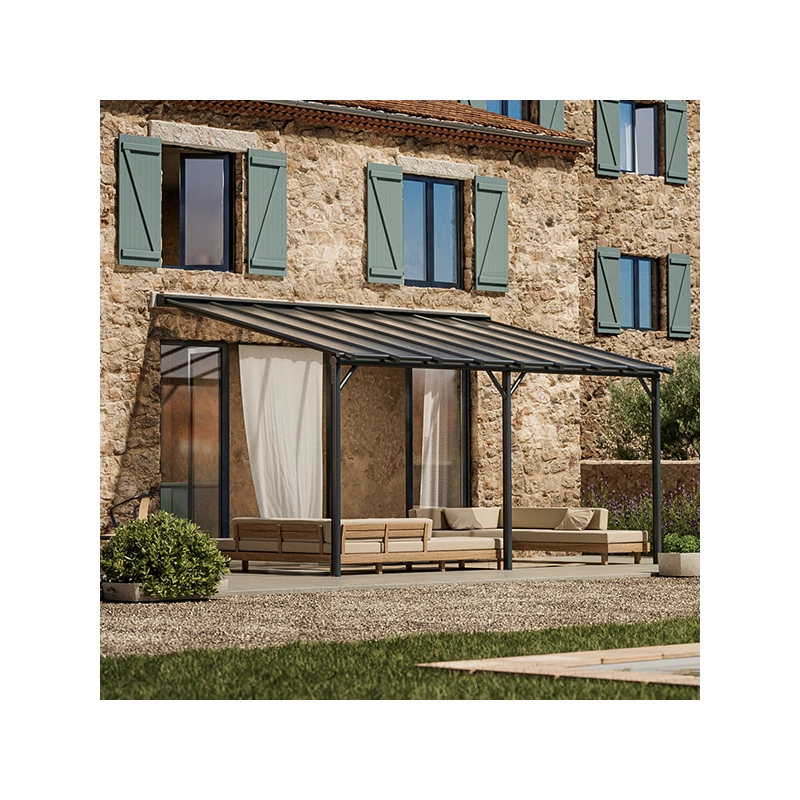 Pergola PERGOFRANCE Harmonie 3x5M - Antracite