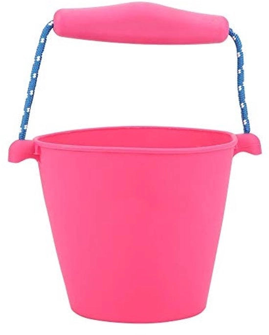 Emicemera Opvouabile 1,5 Litri - Emicemera in Silicone - Contenitore per Sabbia per Campeggio in Spiaggia - Leggero - Opvouabile - Facile da Riporre - Emicemera in Silicone