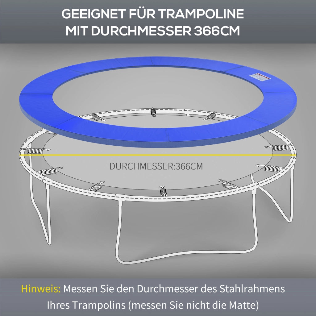 Copertura per Trampolino da Giardino ¨C Minimal ¨C Blu ?366cm