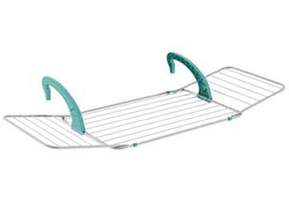 1pz stendibiancheria "balcony 18" acciaio verniciato mt.18 - cm.55x109 cod:ferx.fer283236