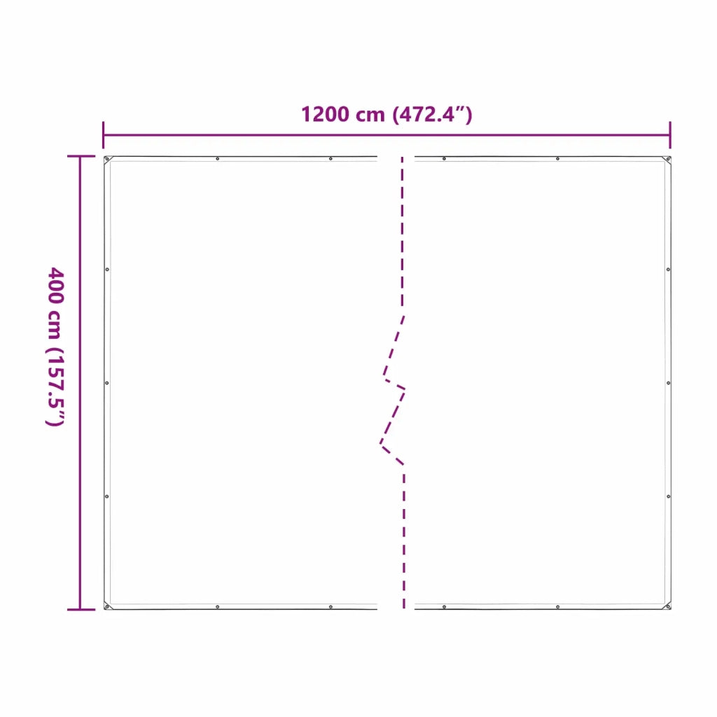 Copertura per Piante Trasparente 4 x 12 m PE 3429282