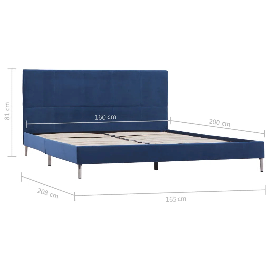 Giroletto Blu in Tessuto 160x200 cm 280954