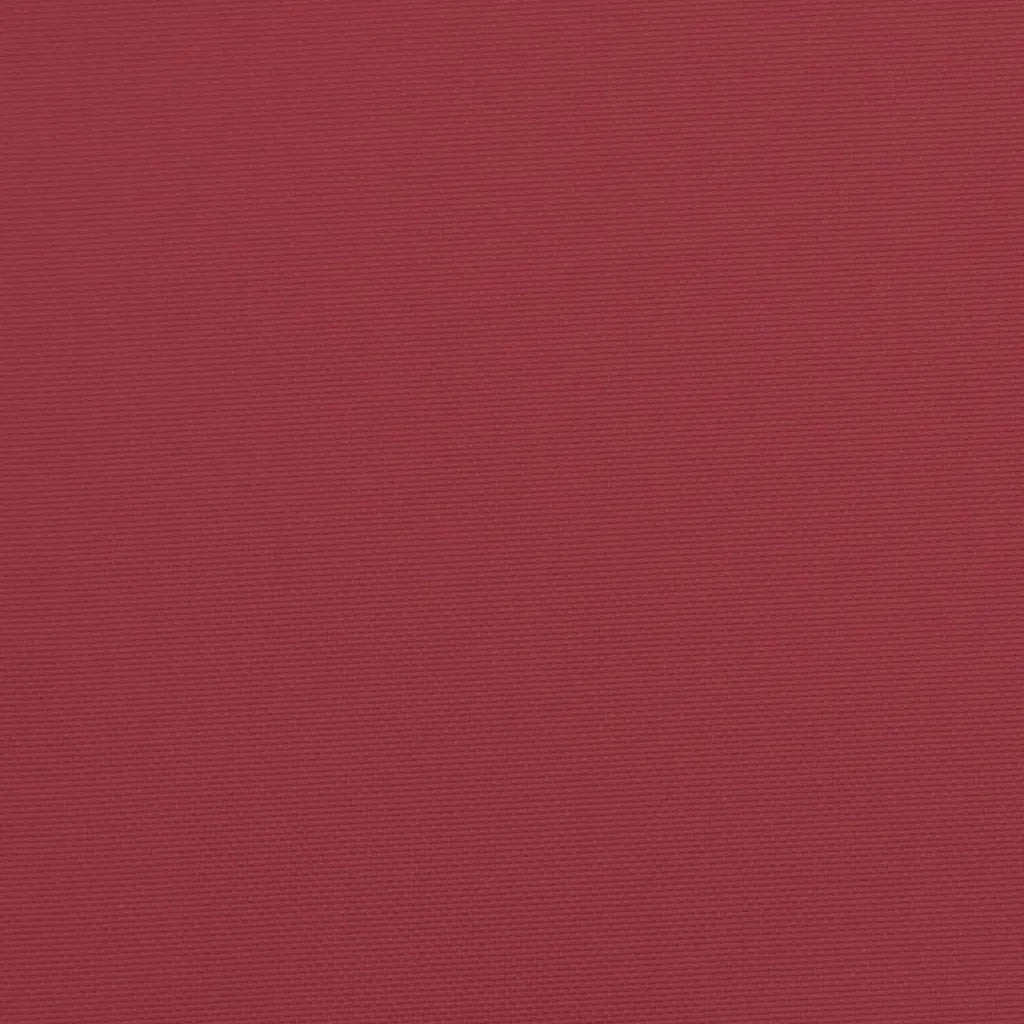 Cuscini per Pallet 2 pz Rosso Vino in Tessuto 360676