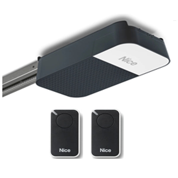 KIT NICE PORTE SEZIONALI E BASCULANTI GUIDA A CINGHIA +2 TELECOMANDI SPIDO32BKCE