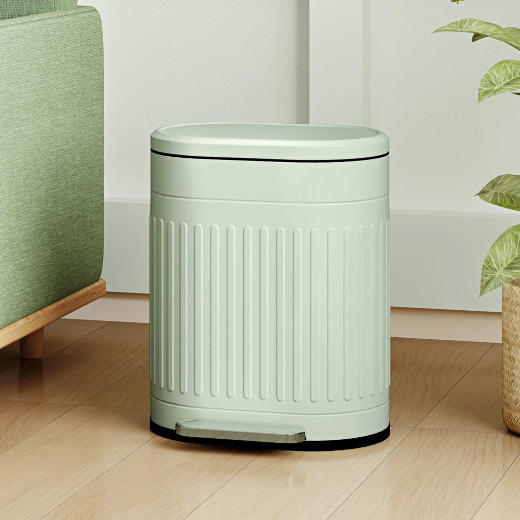 Bidone 20L con Pedale e Coperchio ¨C Minimal ¨C Verde 36.5x31.2x45 cm