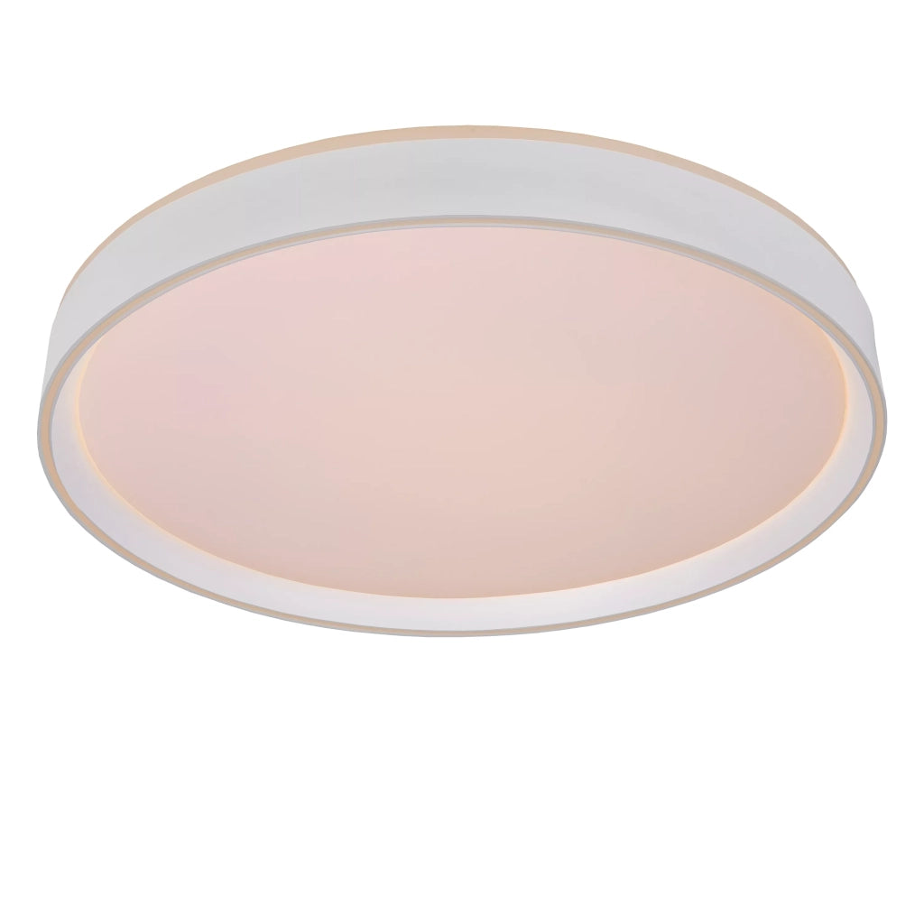 Plafoniera LED Lucide Nuria 50cm 36W bianca dimm.