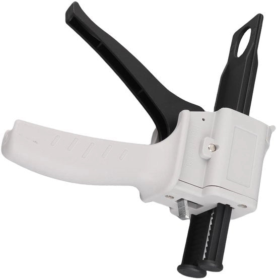 Dispensatore a doppia componente con maniglia ergonomico