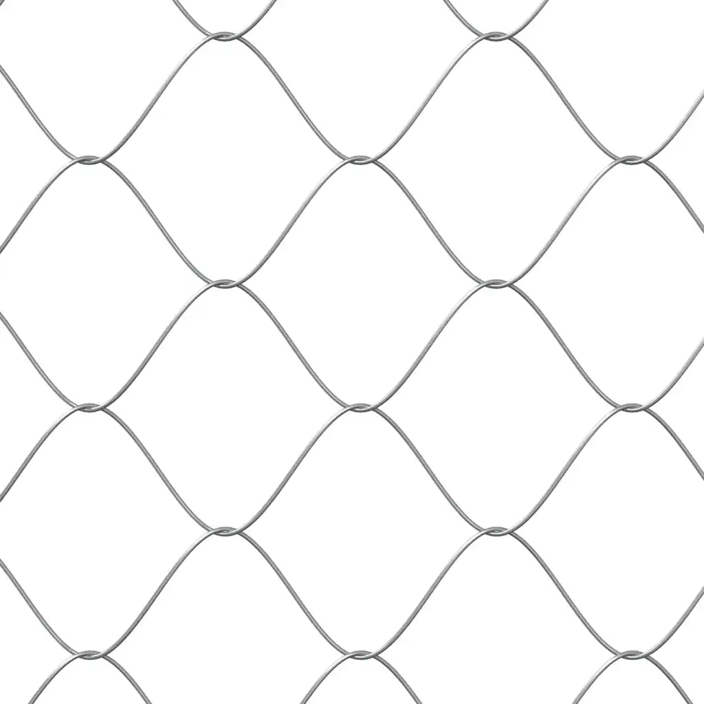 Gabbia per Cani con Porta Grigia 2x2x1,5 m in Acciaio Zincato CFW3781916