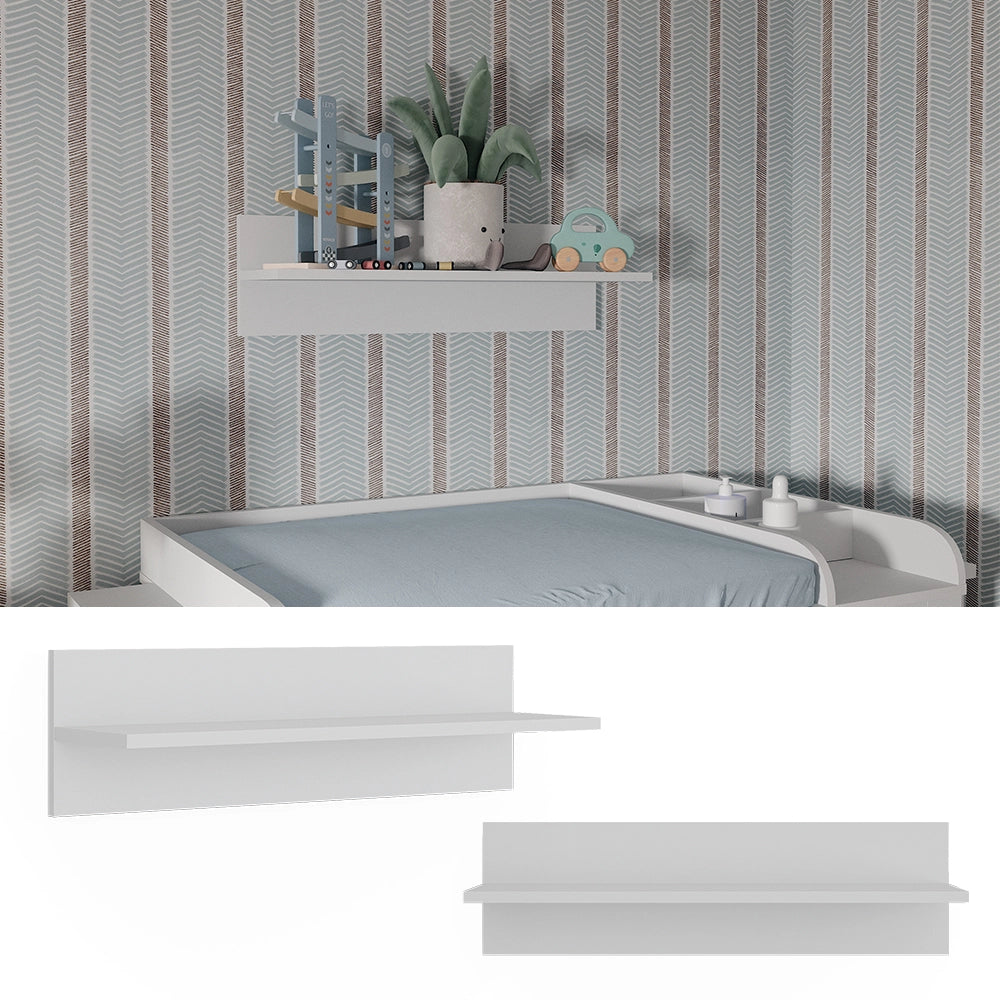 Vitalispa Scaffale a muro Bianco 70 x 20 cm