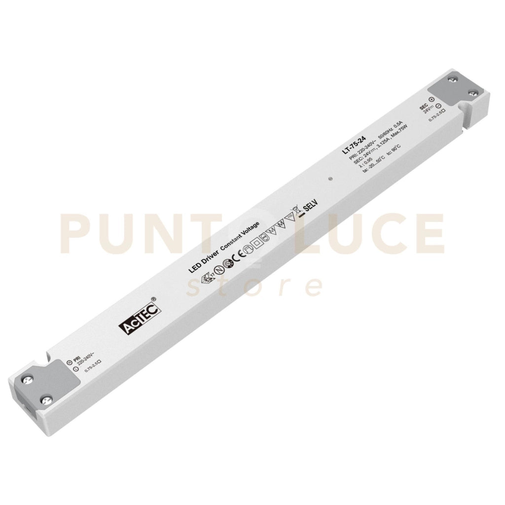 I-DRIVER-LT-75-24DTW LT-75-24DTW Output 24VDC 3,12A 75W Input 220 ~ 240V AC dimmerabile