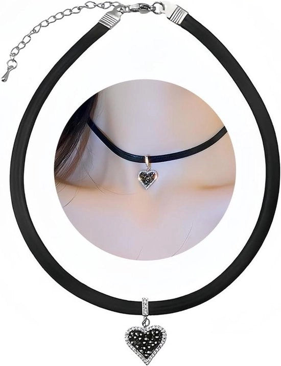 Collier in Cuoio PU in Stile Punk Gotico, Adattabile per Uomo e Donna