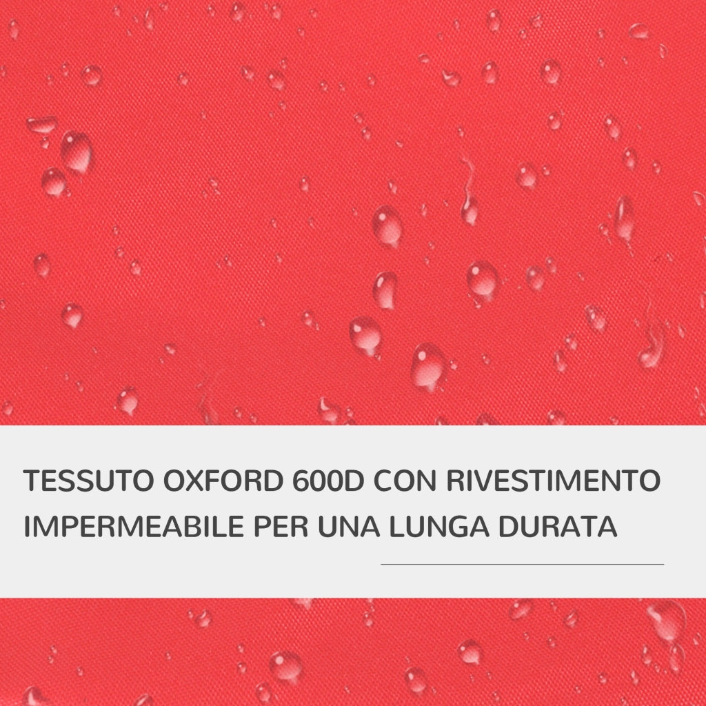 Carrozzina Pieghevole per Cani ¨C Minimal ¨C Rosso, 10 kg