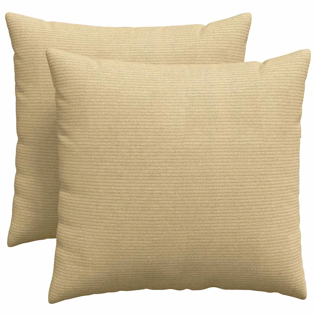 Cuscini da Divano 2 pz-Set di 2 Cuscini per Sofa Grigio Verde 50 x 50 cm