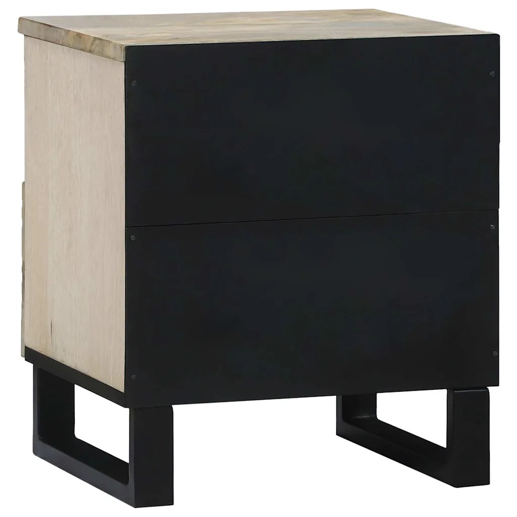 Set di 2 Comodini | Armadio da Notte | Mobiletto da notte Bianco 40 x 33 x 46 cm