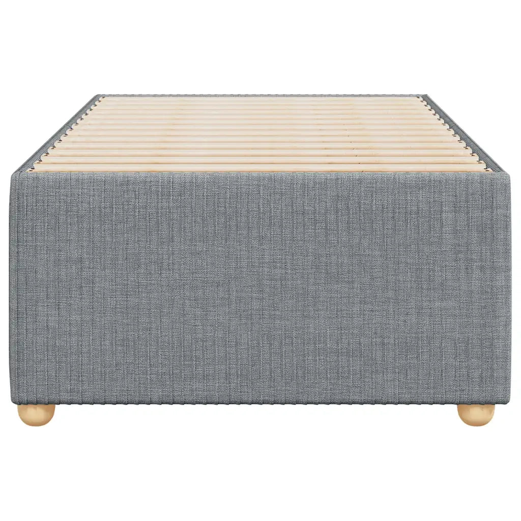 Giroletto senza Materasso Grigio Chiaro 80x200 cm Tessuto 3284893