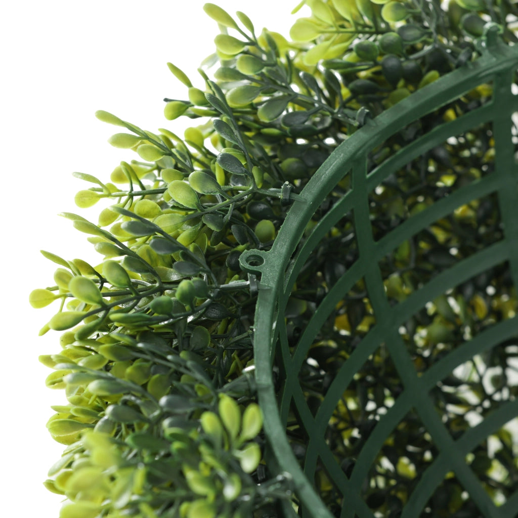 Set 2 Piante Artificiali Buxus Sfera ¨C Minimal ¨C Verde