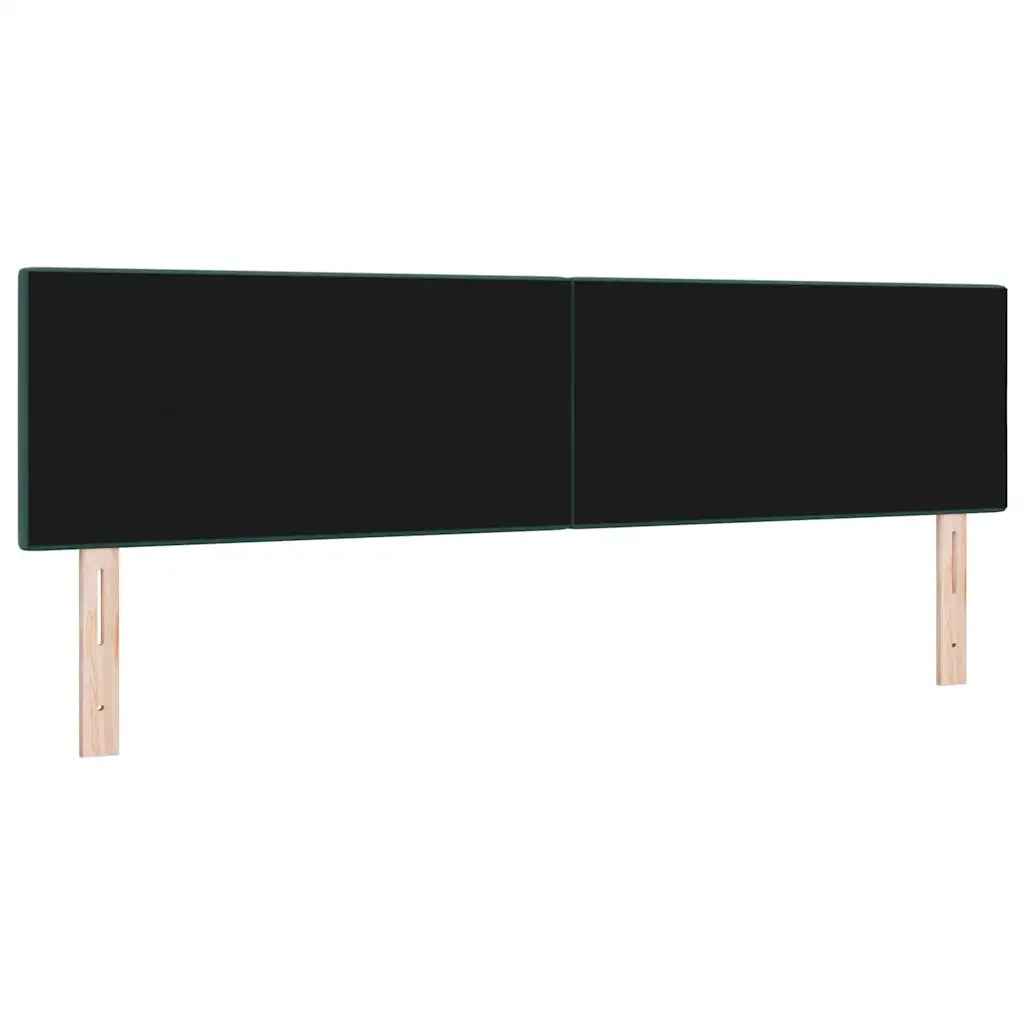 Testiera LED con strisce LED Verde 180 cm Velluto 3338158