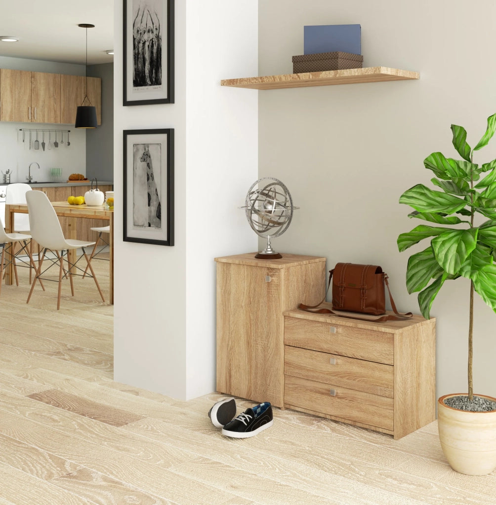 Scarpiera AKORD S16 Sonoma Quercia 98,4 cm 4 ante 98,4x33x68 cm