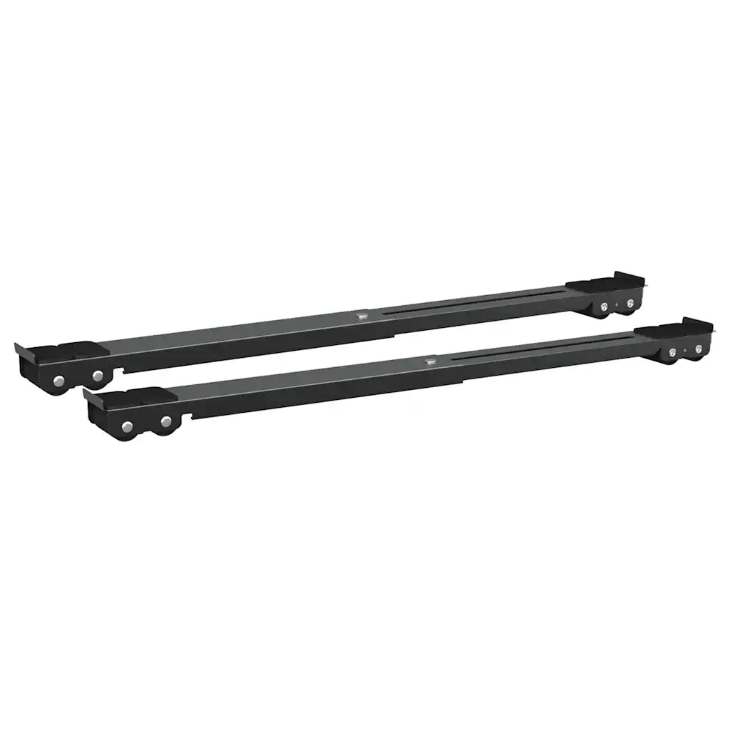 Base per lavatrice 2 pcs Nero 72 x 5 x 4,5 cm 42009955