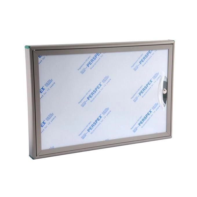 Silmec SB112 Bacheca Portavvisi Formato A3 55x37 cm Alluminio Fondo Magnetico Serratura Sicurezza 8 Magneti colore Bronzo Oro