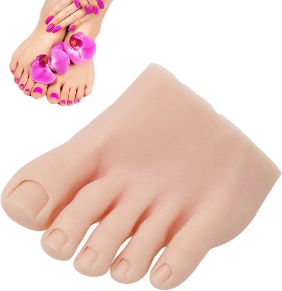 Ottimizzazione del piede flessibile - Piede flessibile in silicone - Display per mezza gamba - Addestramento per arte del tatuaggio - Riciclabile e sostenibile