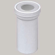 TRONCHETTO WC CON GUARNIZIONE PVC  Ø 100     MADE IN ITALY
