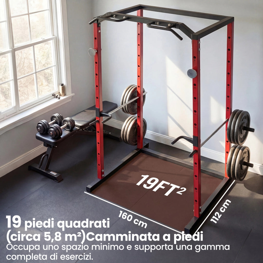 Power Cage Rack Regolabile ¨C Xylo ¨C Capacit¨¤ 460KG