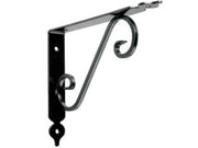 MENSOLE ORNAMENTALI BRACKETS NERE- - mm.140x190x25 - 20 pezzi QUALITY
