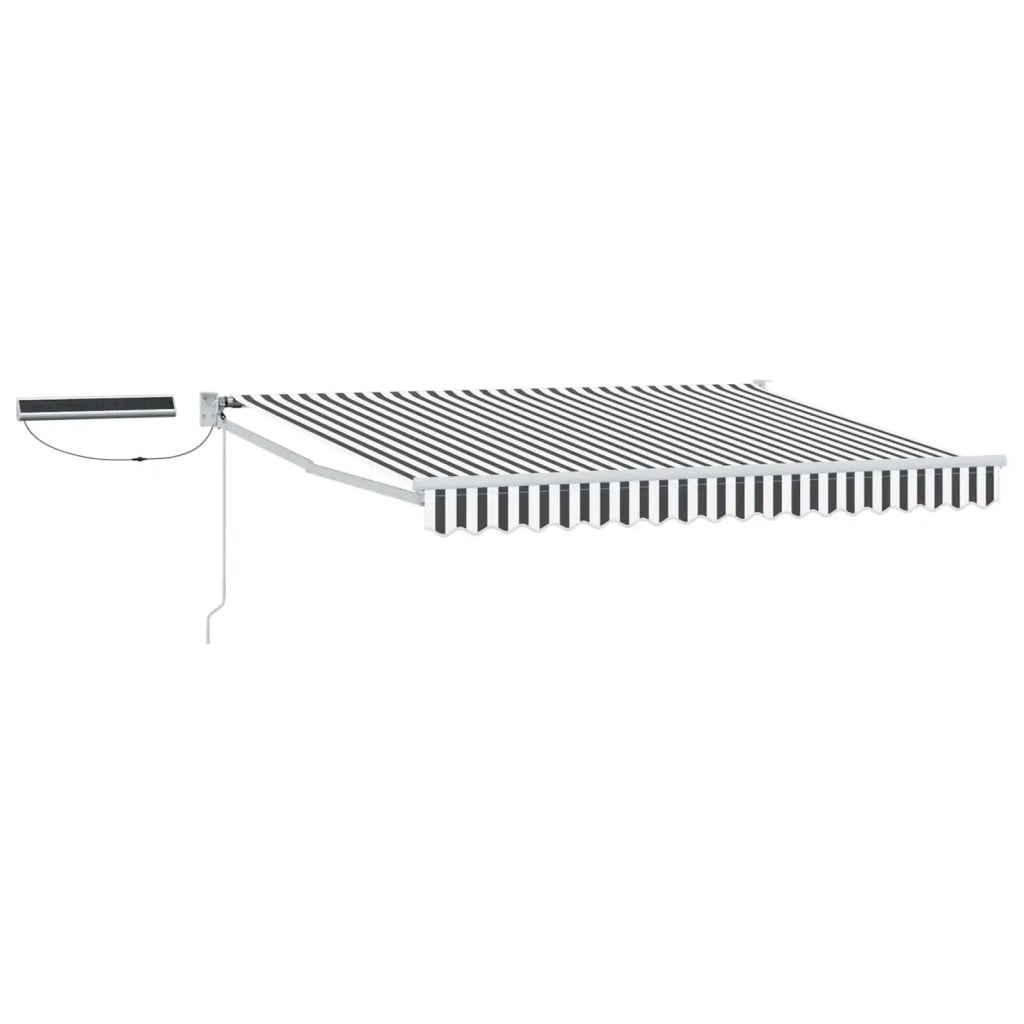 Tettuccio Elettrico Retrattile Antracite e Bianco 3 x 2,5 m 3419937
