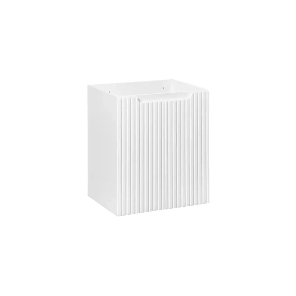 Mobile sottolavabo VANO – 2 porte – Bianco alpino – L50 × P39 × H57 cm – Da appendere