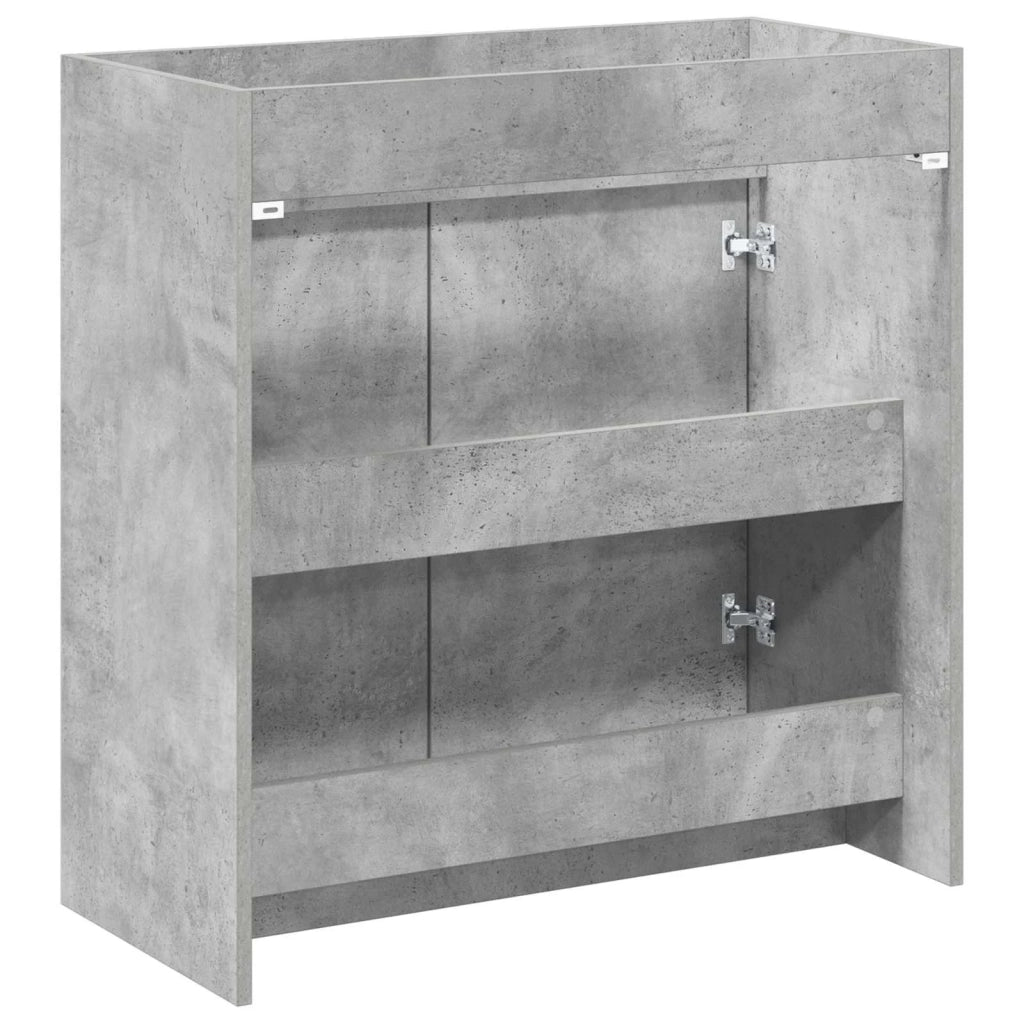 Mobiletto da Bagno Sotto Lavabo Grigio Cemento 890787