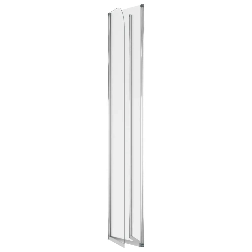 Cabine da Bagno 2 pz 104x130 cm in Vetro Temperato Trasparente 146228