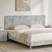 Testiera da Muro ZWOLLE Grigio Cemento Legno ingegnerizzato 896488