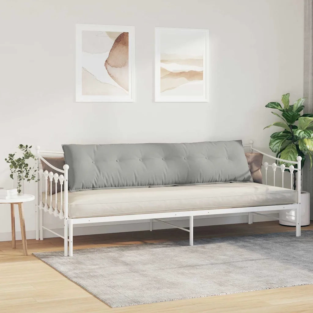 Cuscino per Schiena Grigio chiaro 200 x 50 cm 42014989