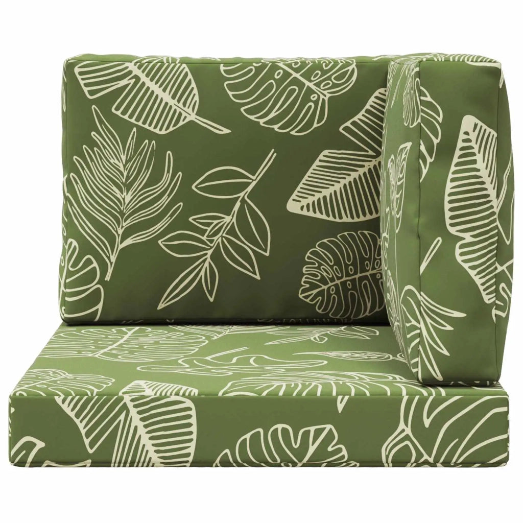 Cuscino per divano da esterno 3 pcs Design a foglia Poliestere 900758