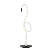 Lampada da tavolo moderna Flamingo bianca LED 6W Elstead