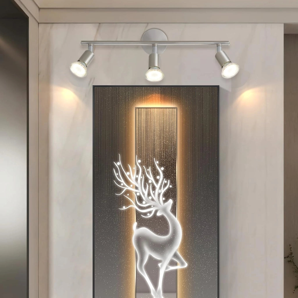 ZMH Faretto da soffitto 3 luci GU10 moderni per camera letto corridoio