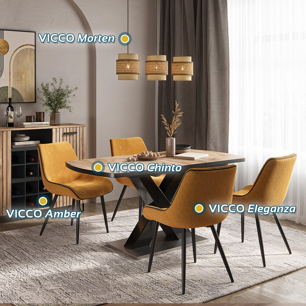 Vicco Credenza Marrone 35 x 110 cm con 1 porta