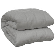 Coperta Ponderata Grigia 155x220 cm 7 kg Tessuto