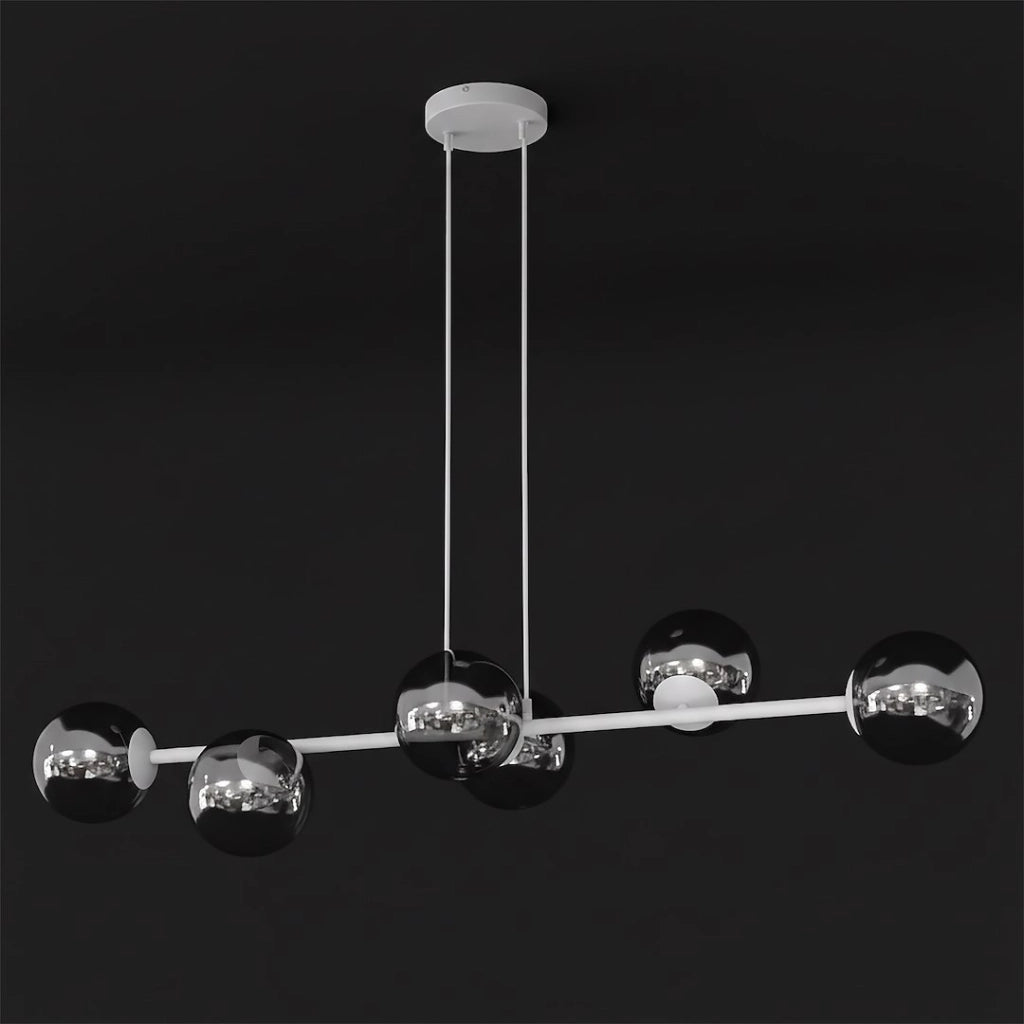 Lampada a sospensione MAGNUS 6xE14 grigio grafite Emibig