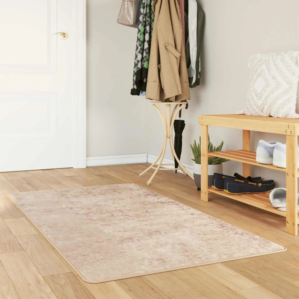 Runner Tappeto MARSA Beige 80 x 150 cm Poliestere e PVC 42023082